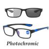 Ultra Light Blue Light Blocking Reading Glasses Photochromic Goggles for Far Sight Sport Eyewear