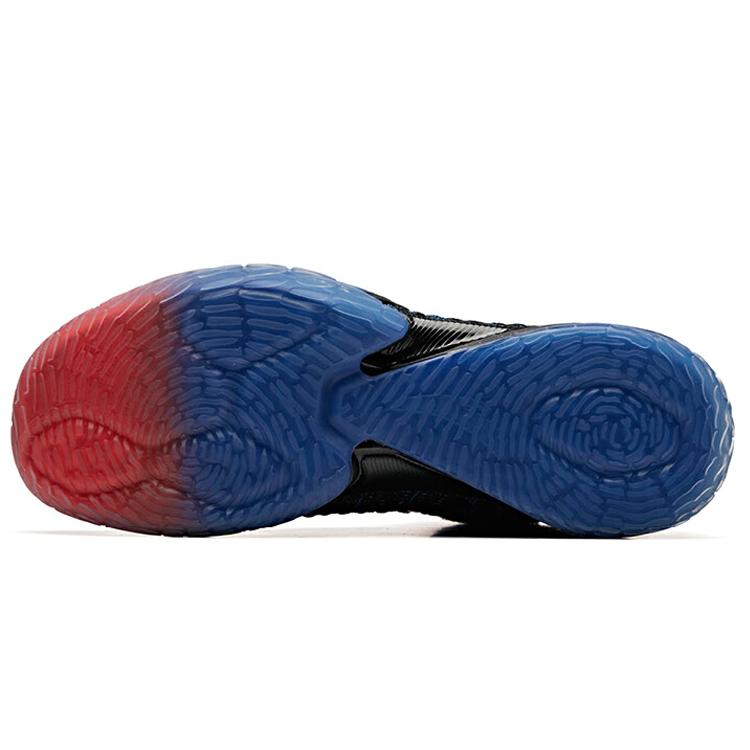New Anta KT3 Thompson, Three Point Rain Cushioning, Wear Resistant High Top Basketball Shoes Men's Black Blue Red 11921103S-3