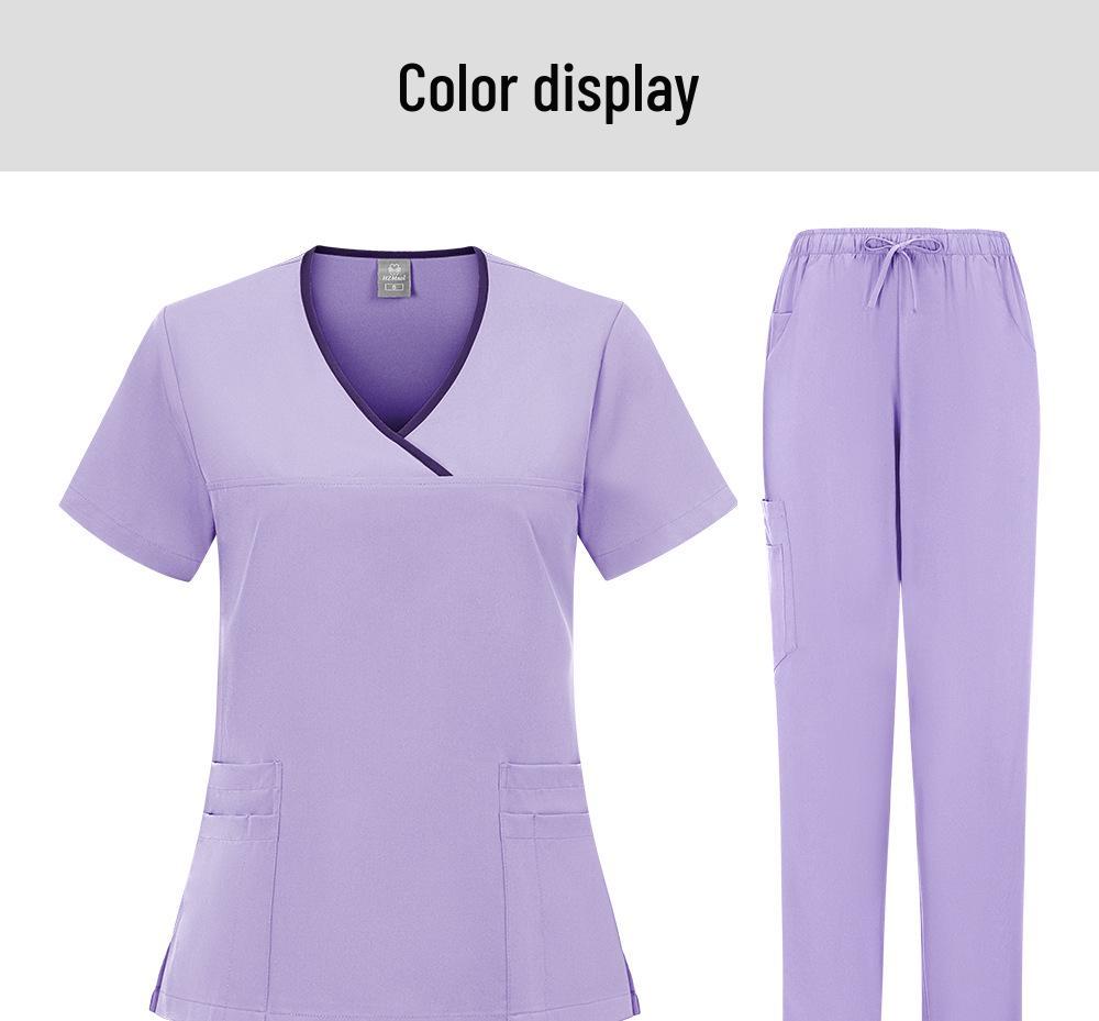 Children's Stomatology Hospital Nurse Uniform Quick-Dry Short-Sleeve Scrub Set