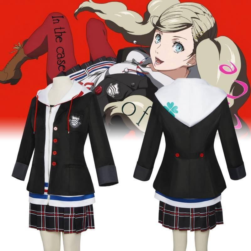 Persona Anne Takamaki Cos Clothing Jk Cartoon Games Cosplay Suit Perform Stage