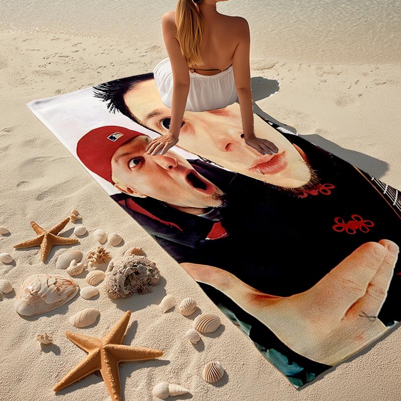 Limp Bizkit Fashion Beach Towel: Ideal for Summer Adventures Soft, Absorbent and Quick Drying Suitable for Swimming and Bathing