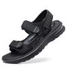 Casual sandals men's trendy summer new men's fashion heightening air cushion beach shoes Velcro sandals men's shoes