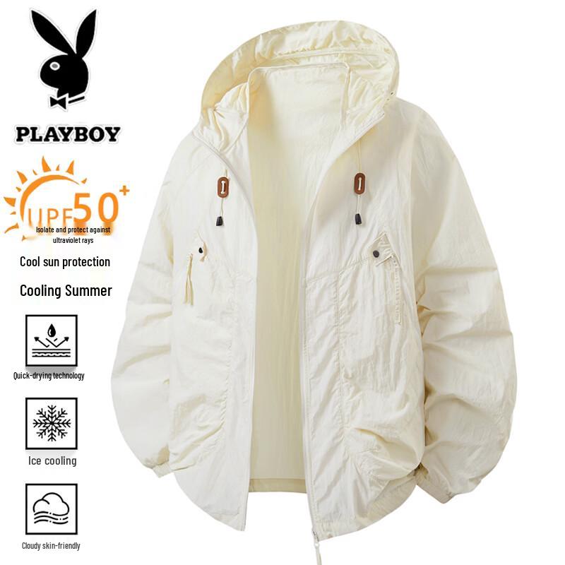 PLAYBOY Men s Lightweight UV Protection Sun Jacket XL