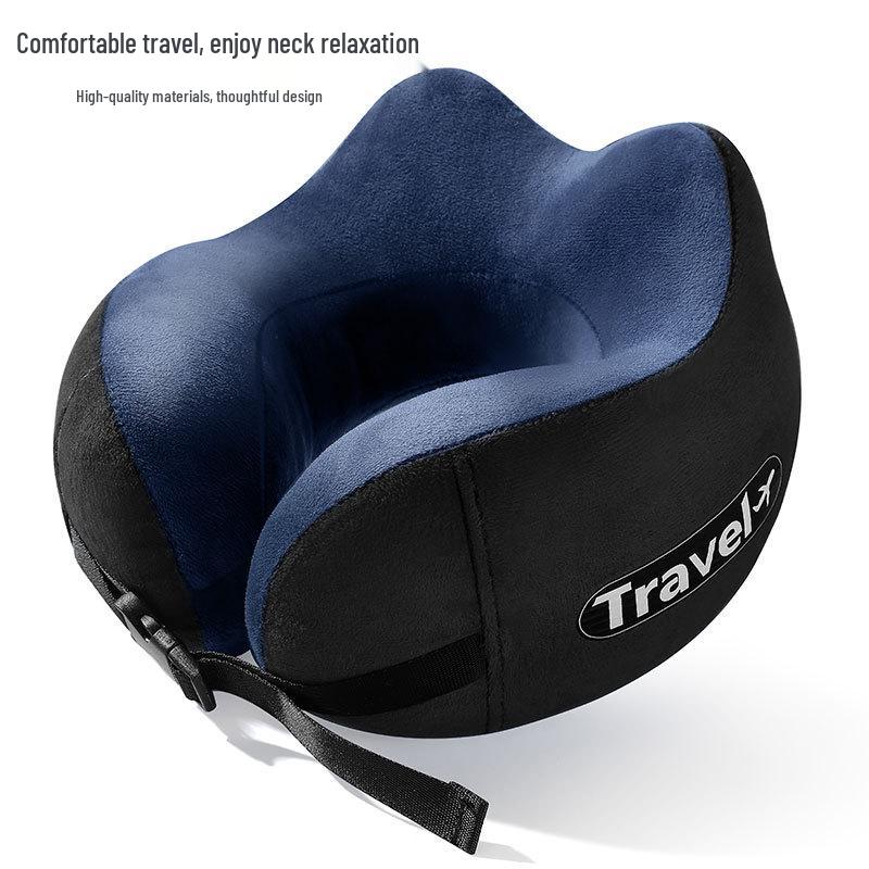 Custom Logo U-Shaped Neck Support Pillow for Airplane Travel