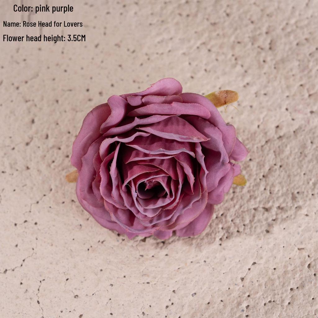 Artificial Rose Flower Heads - Greenery Wedding Decor & Crafts INS Style