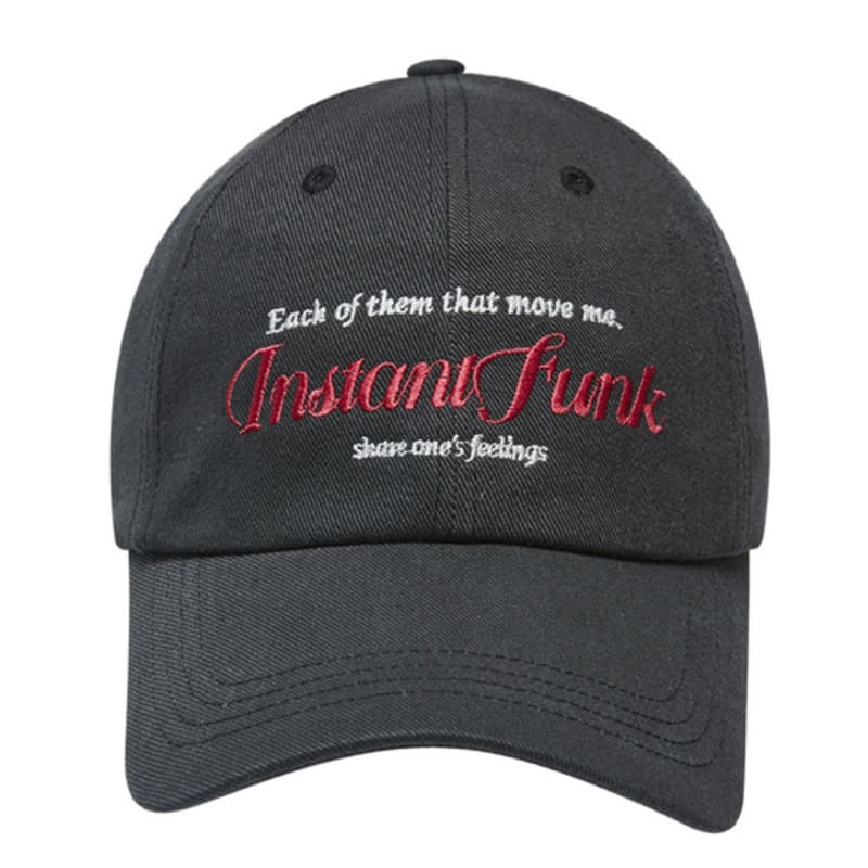 

INSTANTFUNK Cursive Logo Embroidered Ball Cap Green_Free