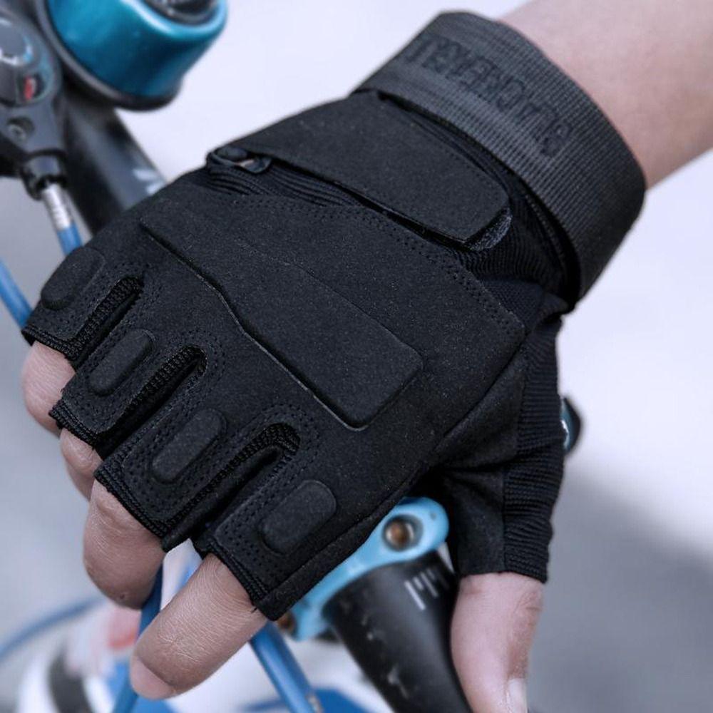 

For Men Cloth For Women Half-finger Outdoor Fingerless Gloves Mittens Bicycle Gloves Warm Gloves XL хаки