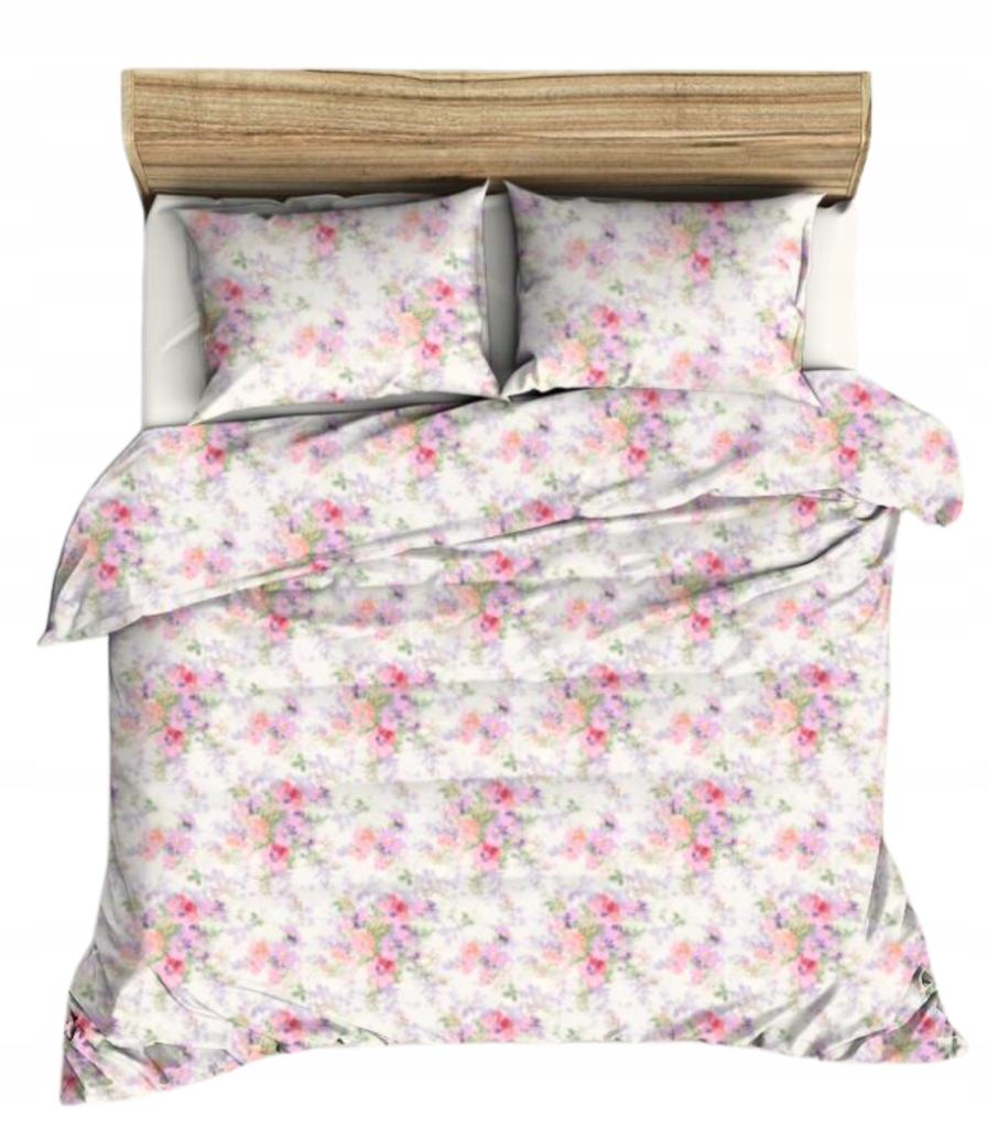 Komplet pościeli 160x200 bawełniana 100% polski producent mocna kwiaty