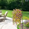 1/2/3/6Pcs Hanging Artificial Violet Flower UV Resistant Realistic Fake Flower Wedding Party Indoor Outdoor Garden Wall Hanging Faux Flower Decoration
