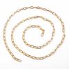 KC Gold Long Necklace Chains Iron Bulk For DIY Jewelry Findings Making Materials Accessories