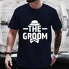 The Groom's Crew Y2k Tops Single Farewell Bachelor Stag Party Streetwear Team Groom Squad Best Man T Shirt Friends Wedding Tees