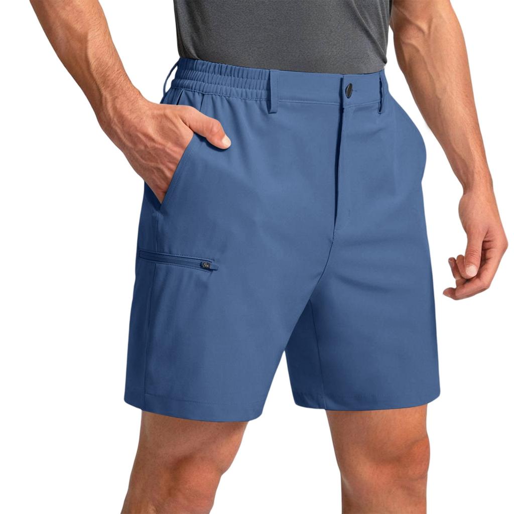 Men's Casual Sports Straight-leg Shorts - Men's Multi-pocket Work Pants