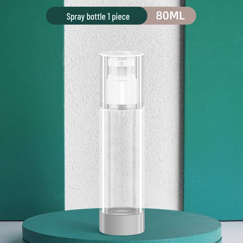 Travel-Size Press-Dispense Bottle for Cosmetics and Skincare Products