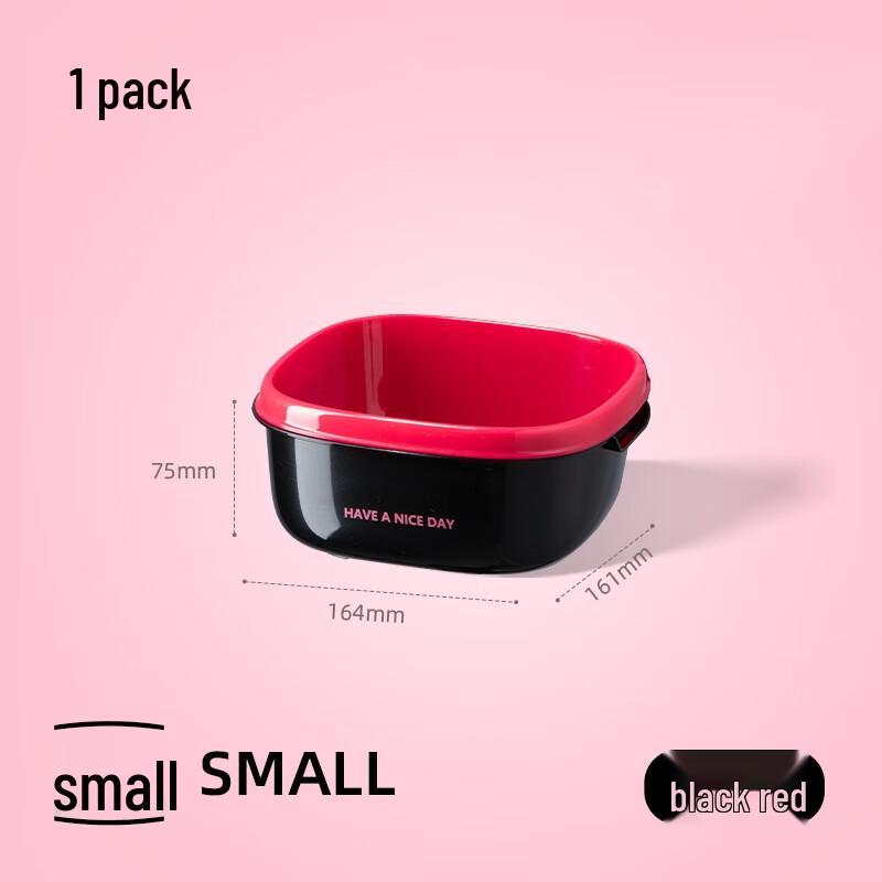 ZISIZ Double-Layer Fruit Drain Basket & Serving Bowl