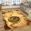 Ancient Nautical Chart World Map Compass Rug Carpet for Living Room Bedroom Decor,Floor Mat Non-slip Decoration for Sofa Doormat