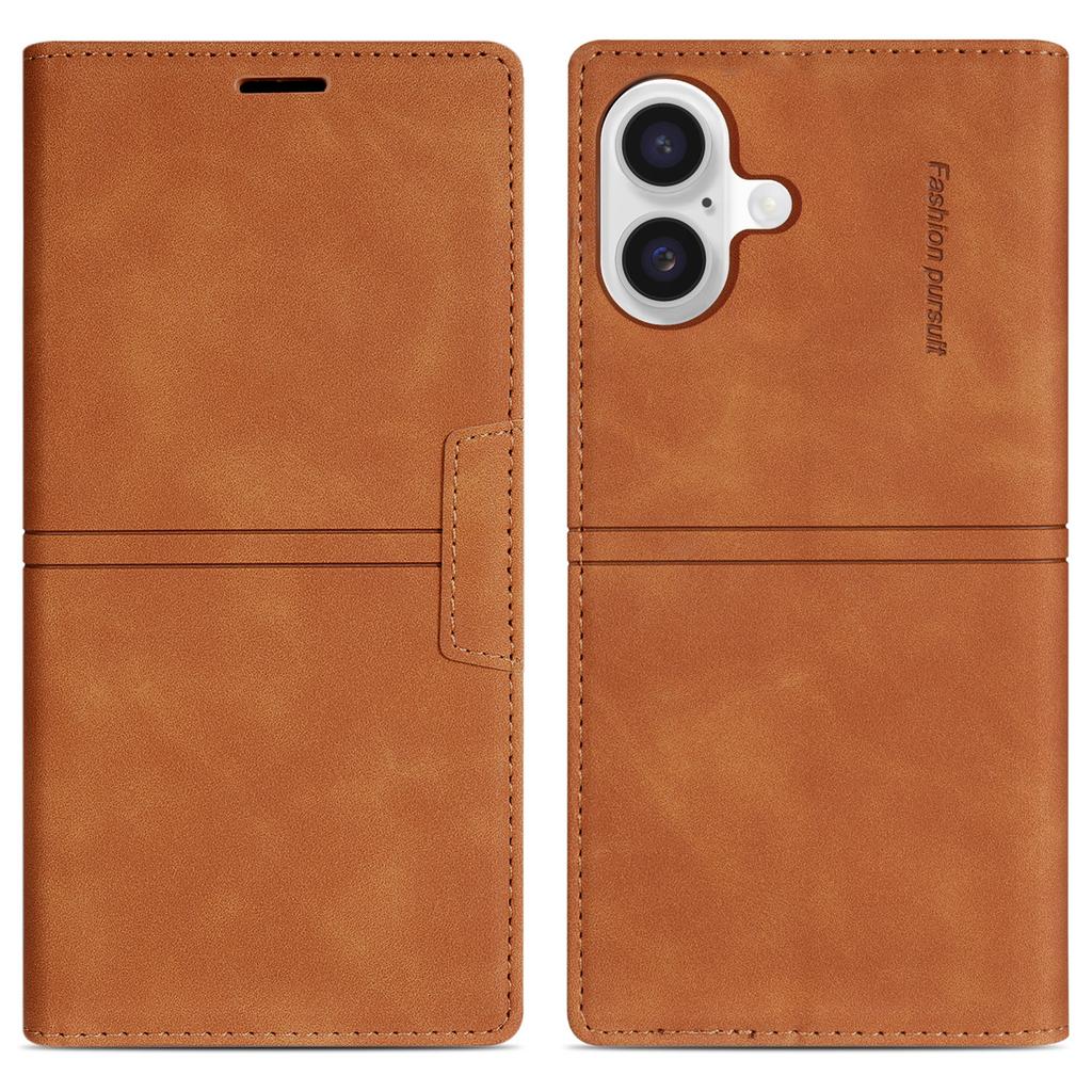 For iPhone 17 Wallet Case Magnetic Closing Leather Phone Cover