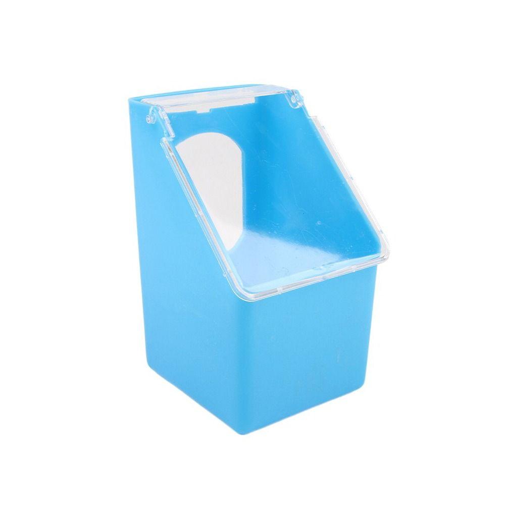 with Lid Pigeon Food Dispenser Plastic Pigeon Drinking Cups Hanging Bird Food Box for Cage