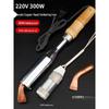 Professional Grade Electric Soldering Iron Set with Wooden Handle for Household and Electronic Repairs
