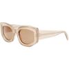 3 Dots Roviex Cat Eye Ladies Sunglasses Cl40277f 42j 54