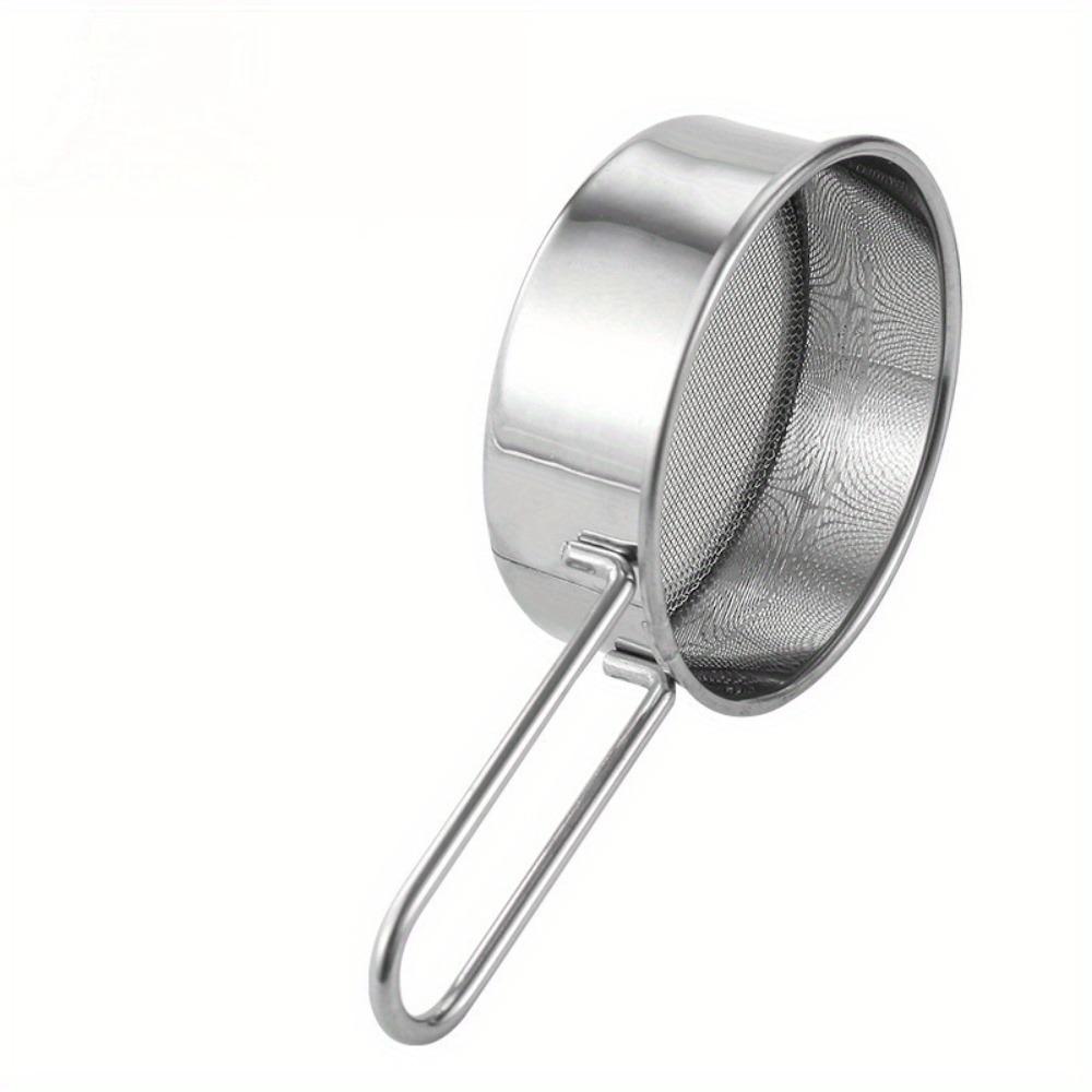 1pc Manual Stainless Steel Flour Sieve for Manual Flour Sifter Strainer Funnel Tool for Sugar,Flour and Spices