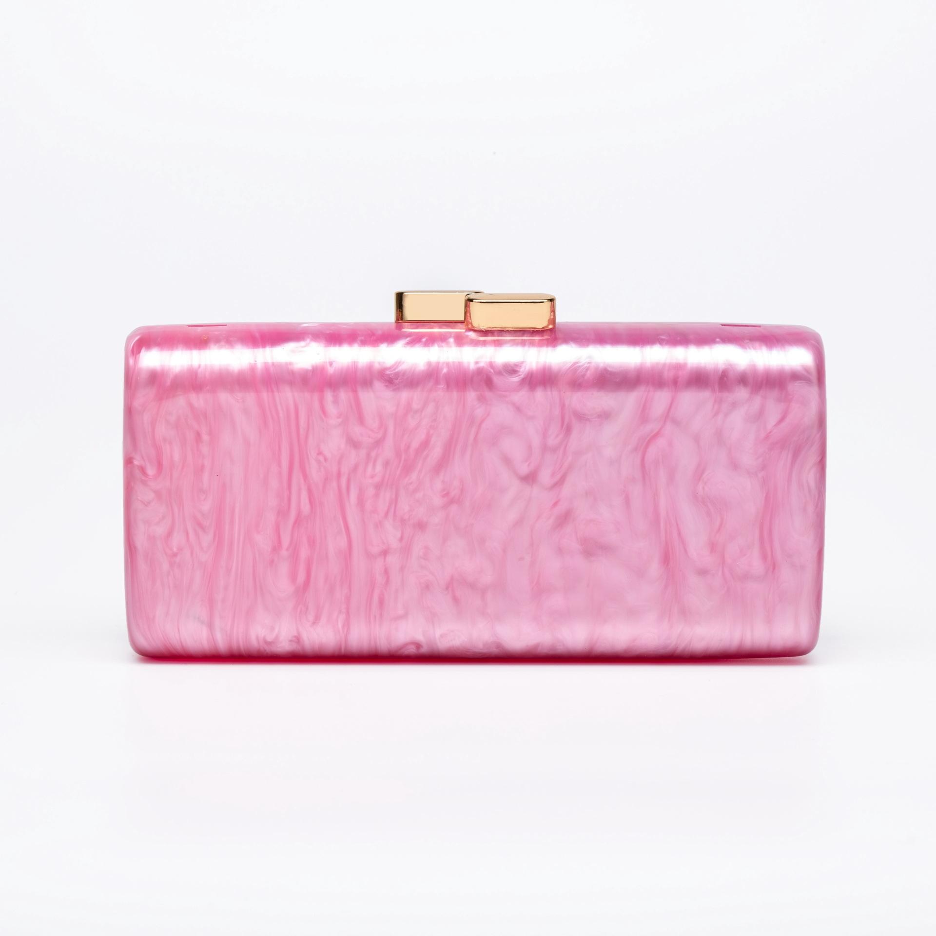 

Oblique span bag Shaped shell acrylic bag Fashion wedding dinner clutch bag