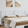 VidaXL Tête de lit métal blanc 200 cm 352567