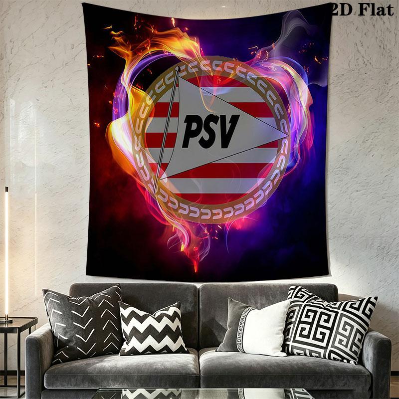 PSV Eindhoven Wall Hanging Printed Fabric Blanket Decorative Tapestries for Bedroom Living Room Home Decor