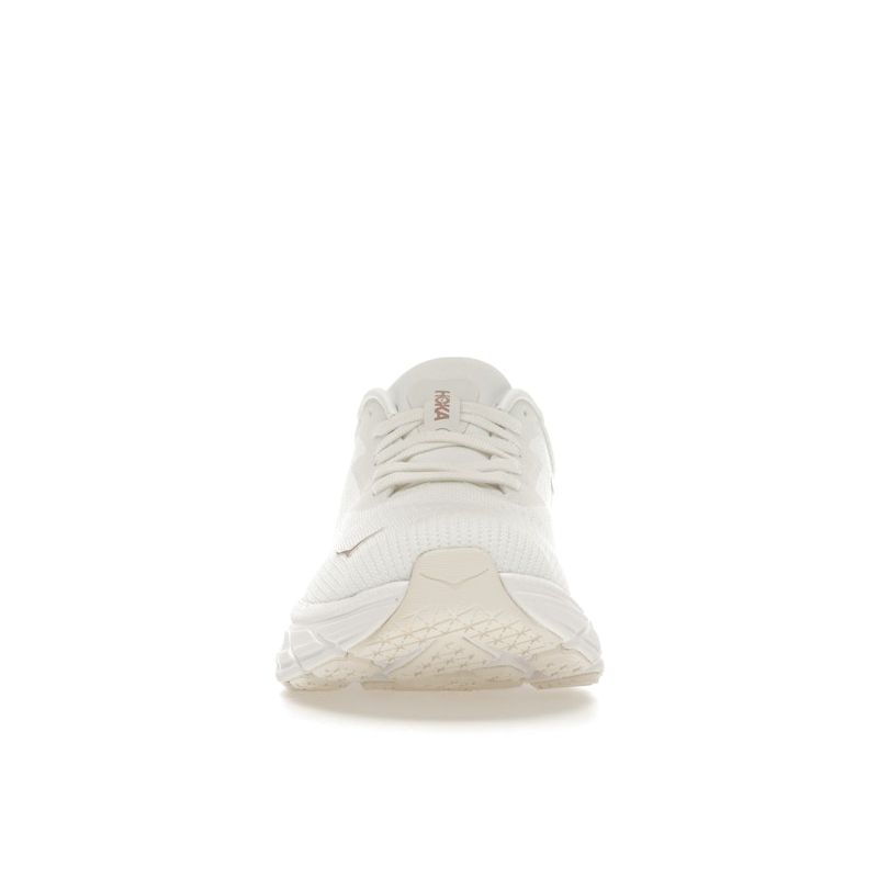 HOKA  Arahi 7 Blanc De Blanc Rose Gold Women Sneakers White 1147851-BSG