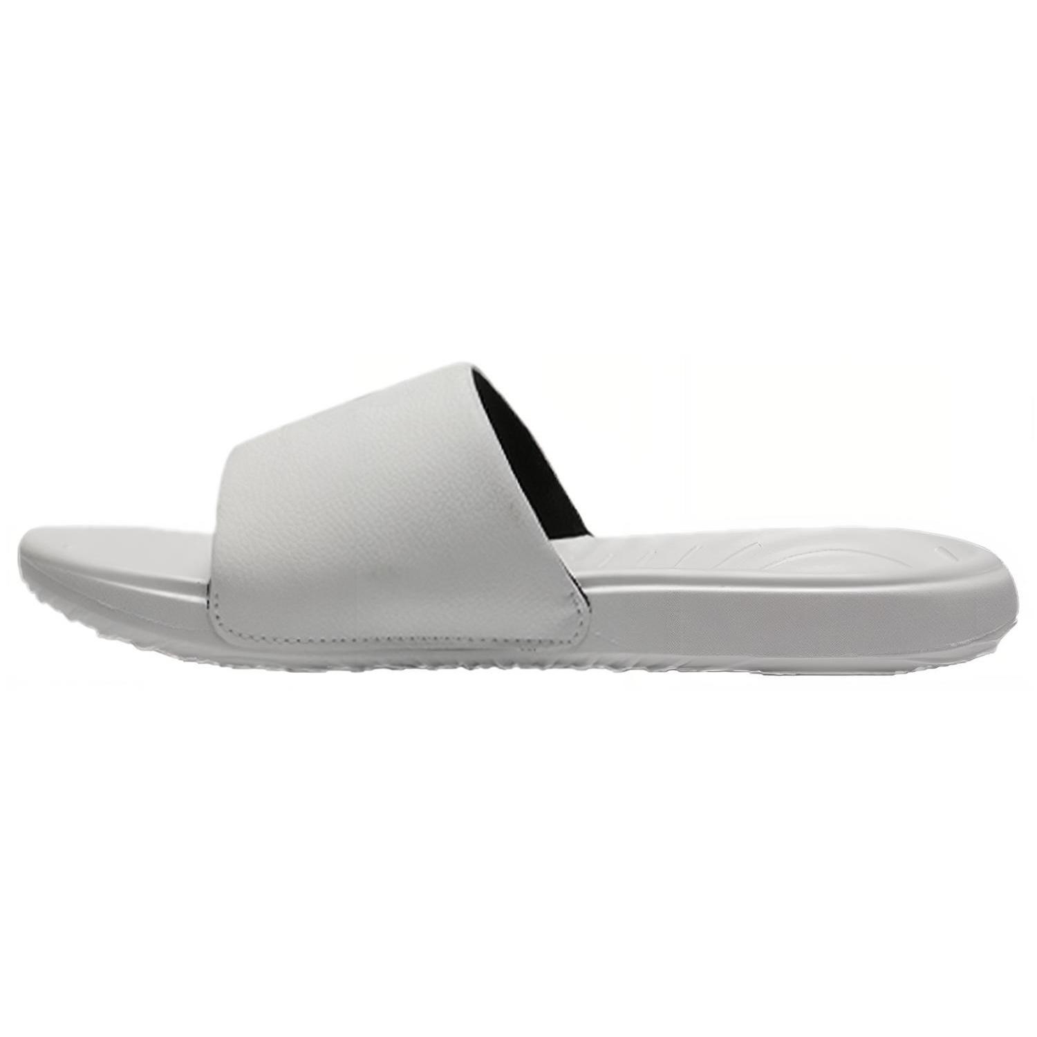 (WMNS) Under Armour Ansa Fixed Slides Triple White Women s 3023772-101 EU 36.5