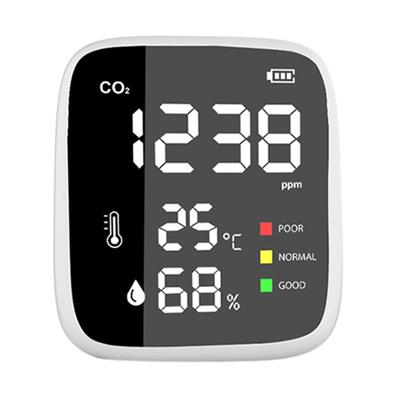 CO2 Monitor Tester Indoor Air Quality 400-5000ppm Digital Carbon Dioxide Temperature Humidity NDIR Sensor