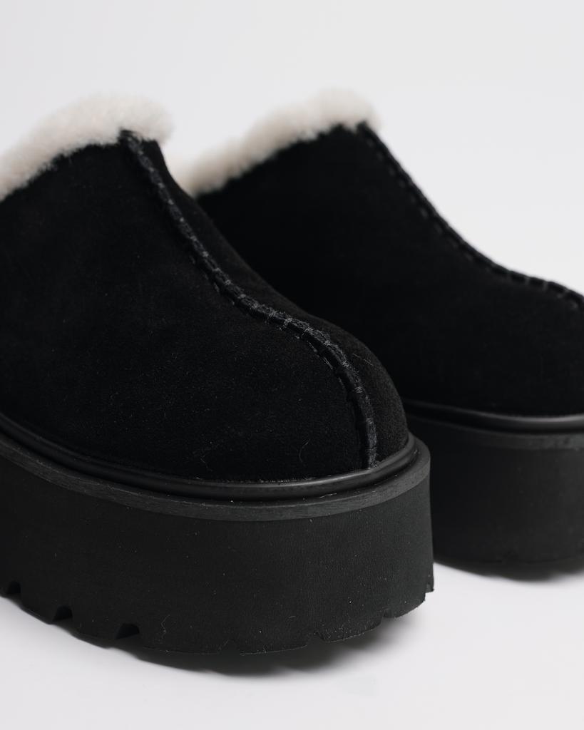 Угги на платформе Suny Liana 53800 36 черные замша шерсть
