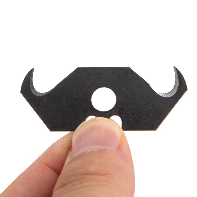 10Pcs Heavy Duty Steel Hook Blades Utility Spare Parts Pocket Pointed Blade Tool