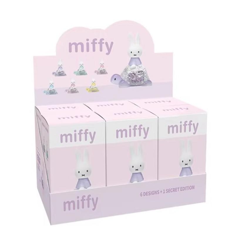 Genuine Anime Miffy Rabbit Blind Box Miffy Turtle Series Kawaii Doll Model Toys Collection Desktop Ornaments Boys Girls Gifts