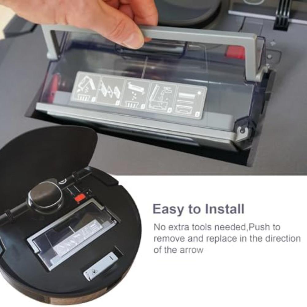 Dust Box For Ecovacs For Deebot N9+, Replacement Accessory For Vacuum Cleaner, Gray, 1 Piece Compatible For N9+ Robot