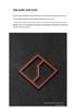 Zeekr Touareg Car Logo Matte Black Metal Exterior Badge