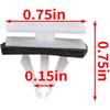 30pcs Exterior Rocker Panel Moulding Clips Retainers w/Sealer Fits for Ford Escape F-150 MKC Ranger Re# W715201-S300 W716351-S300