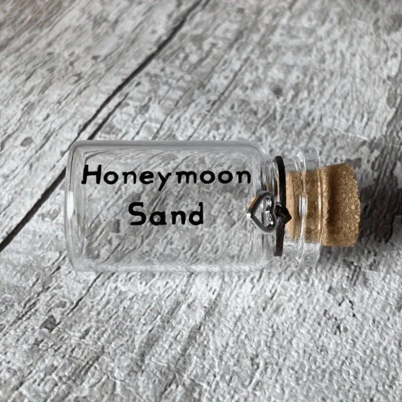 Honeymoon Keepsake Unique Wedding Travel Gift Small Sand Bottle Bride Gift Couple Gift Vacation Sand Jar Beach Honeymoon Memory