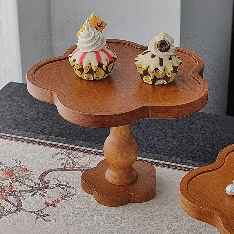 French Vintage Lace Wooden Trays Tall Tray Aroma Candle Tray Storage Trays Tall Tray Ornament Decorative Tray