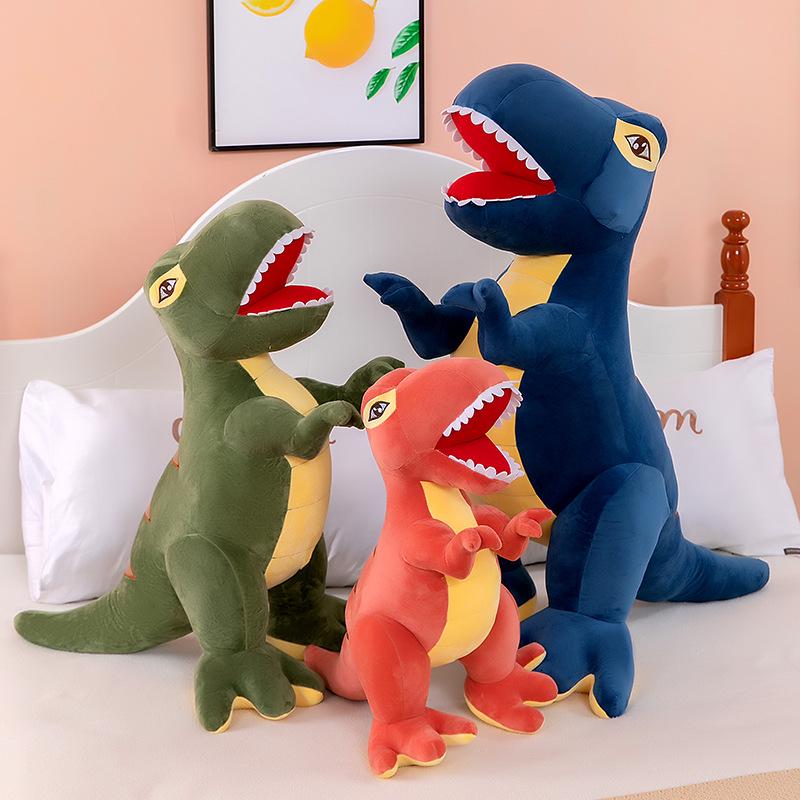 Large Tyrannosaurus Rex Plush Pillow - Cute Dinosaur Doll for Boys' Birthday