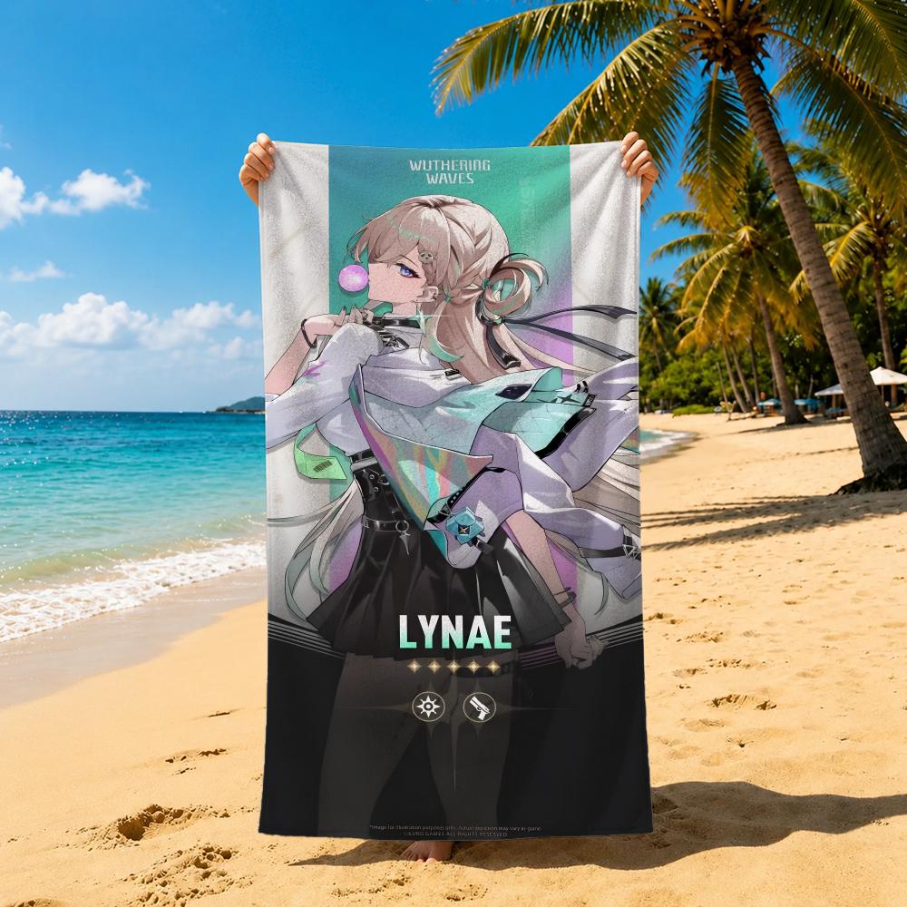 Game Lynae Towel Towel Soft Pool Gift For Travel Gym Shower Cool Camping Quick Dry Sports Large Beach Towel