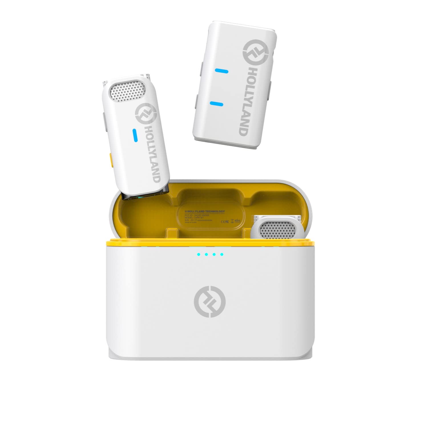 

HollyView Hollyland Lark M1 Wireless Lavalier Microphone with 200M Transmission Noise 8 Hours of Continuous Dual Channel Compatible with and Android