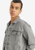 Demi-season Jacket Levi's Herren The Trucker Jacket Man Grey