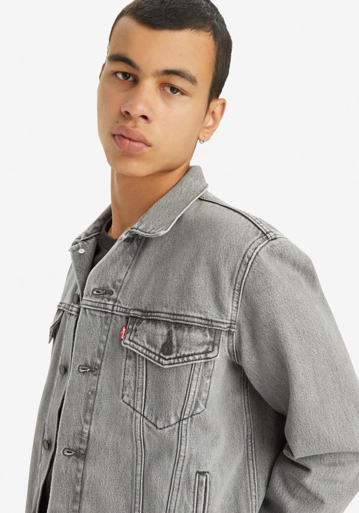 Demi-season Jacket Levi's Herren The Trucker Jacket Man Grey