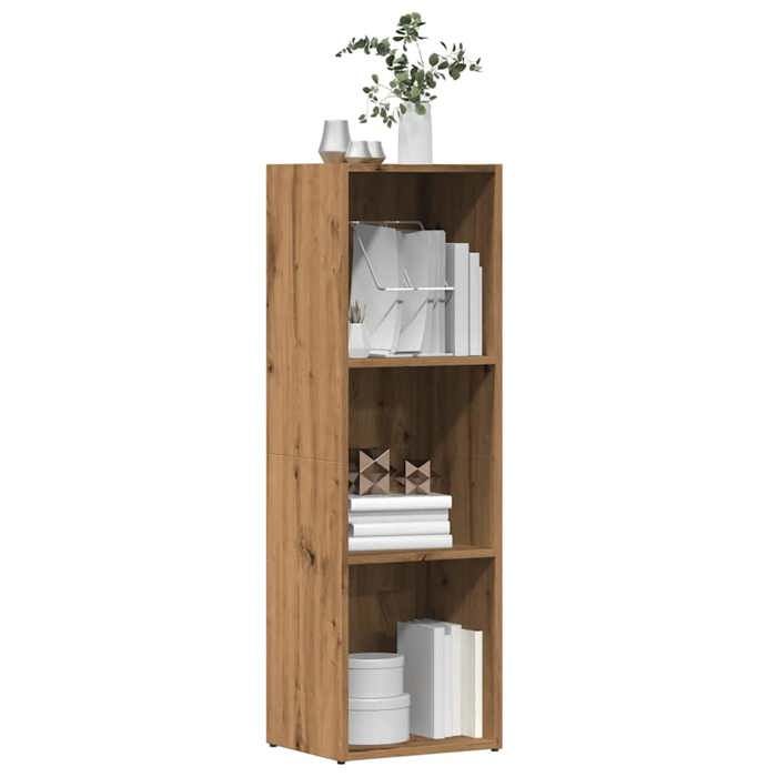 VidaXL Bibliothèque chêne artisanal 36x30x114 cm bois d'ingénierie, bibliothèque, armoire de rangement, support de 855775
