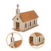 1:72 Building Model Kits, Architecture Scene Model,Wooden,Layout Scenery Hobby Toys DIY Crafts House