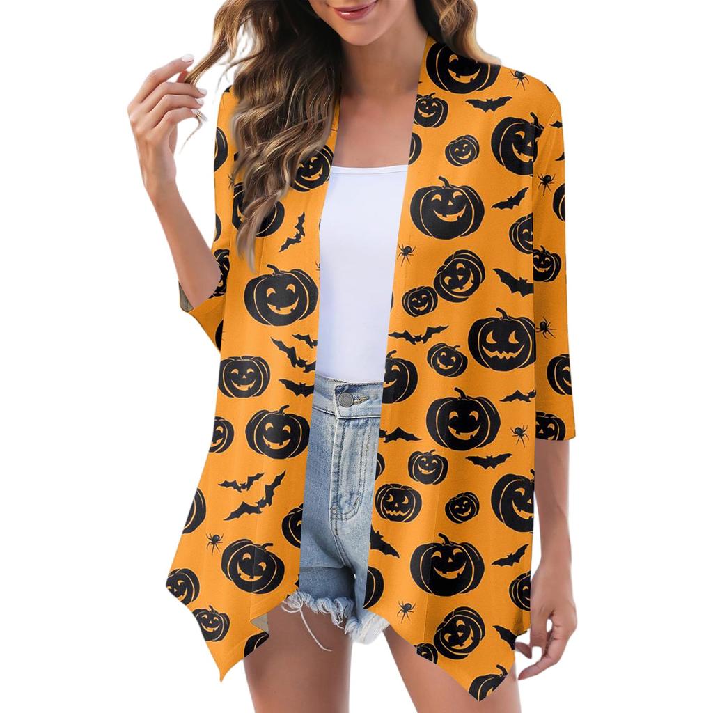 Women's Fashion Casual Cozy Halloween Cardigan Jacket