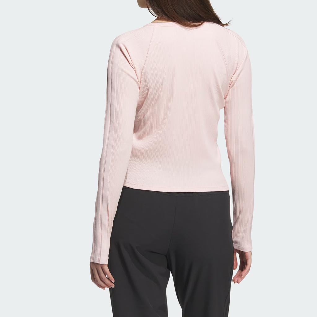 Adidas T Shirts Women's Light Pink Crew Neck Moderate Other KB7755