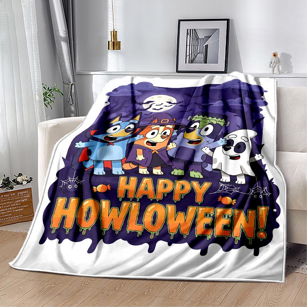 Halloween Party Cemetery Blanket Ultra-Soft Suitable for Office Couch Office Chair Four Seasons Universal Digital Print Gifts For Family Or Friends