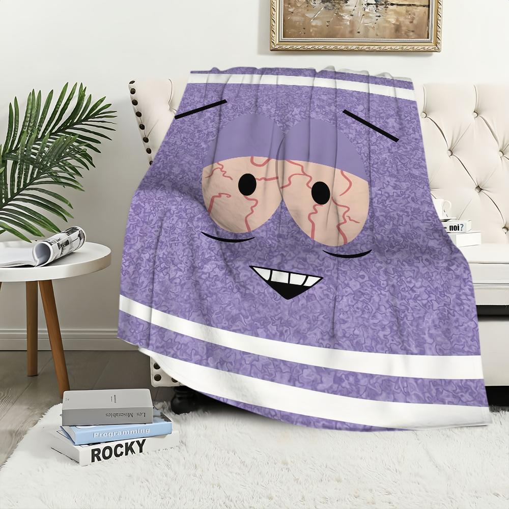 Cartoon Funny Blanket Plush Nap Sofa rug for Living T-Towelie Room Warm Office Bedroom Birthday Home Travel Kid Gifts