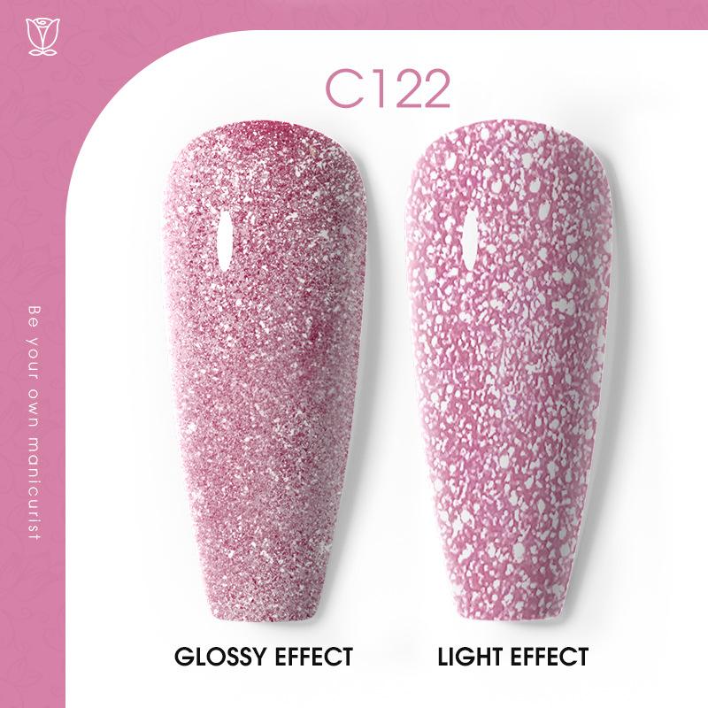 Flash Diamond Nail Polish Glue Nail Art Nail Art Glue Plastic Nail Polish Glue Popular Color Broken Diamond Leave-On
